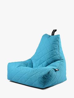 Extreme Lounging Mighty Quilted Bean Bag, Aqua