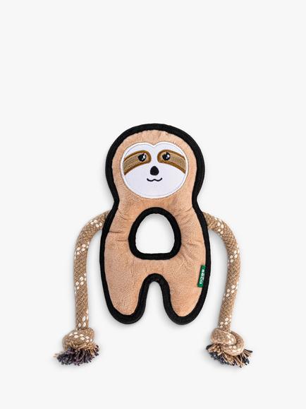 Beco Pets Rough & Tough Sloth Doy Toy, Multi, Multi