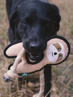 Beco Pets Rough & Tough Sloth Doy Toy, Multi - view 2, Multi