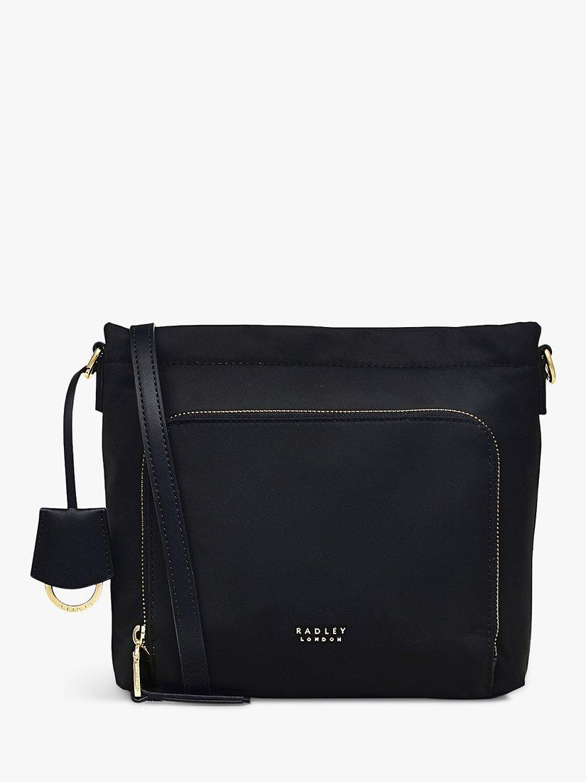 Radley Finsbury Park Medium Zip Top Cross Body Bag, Black