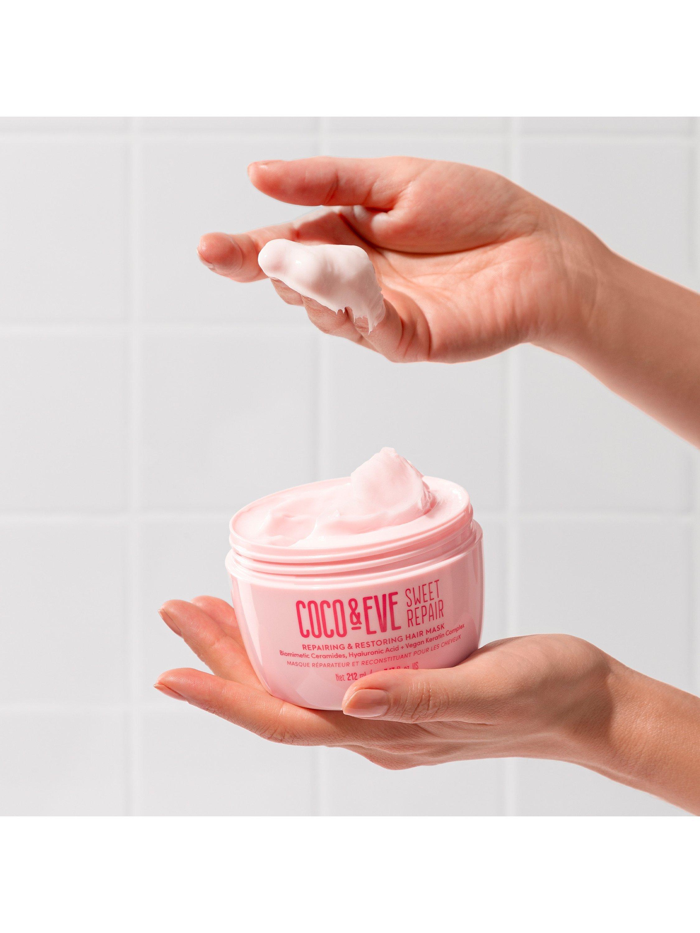 Product image 2 of 5, which shows Coco & Eve Sweet Repair Repairing & Restoring Hair Mask, 212ml
