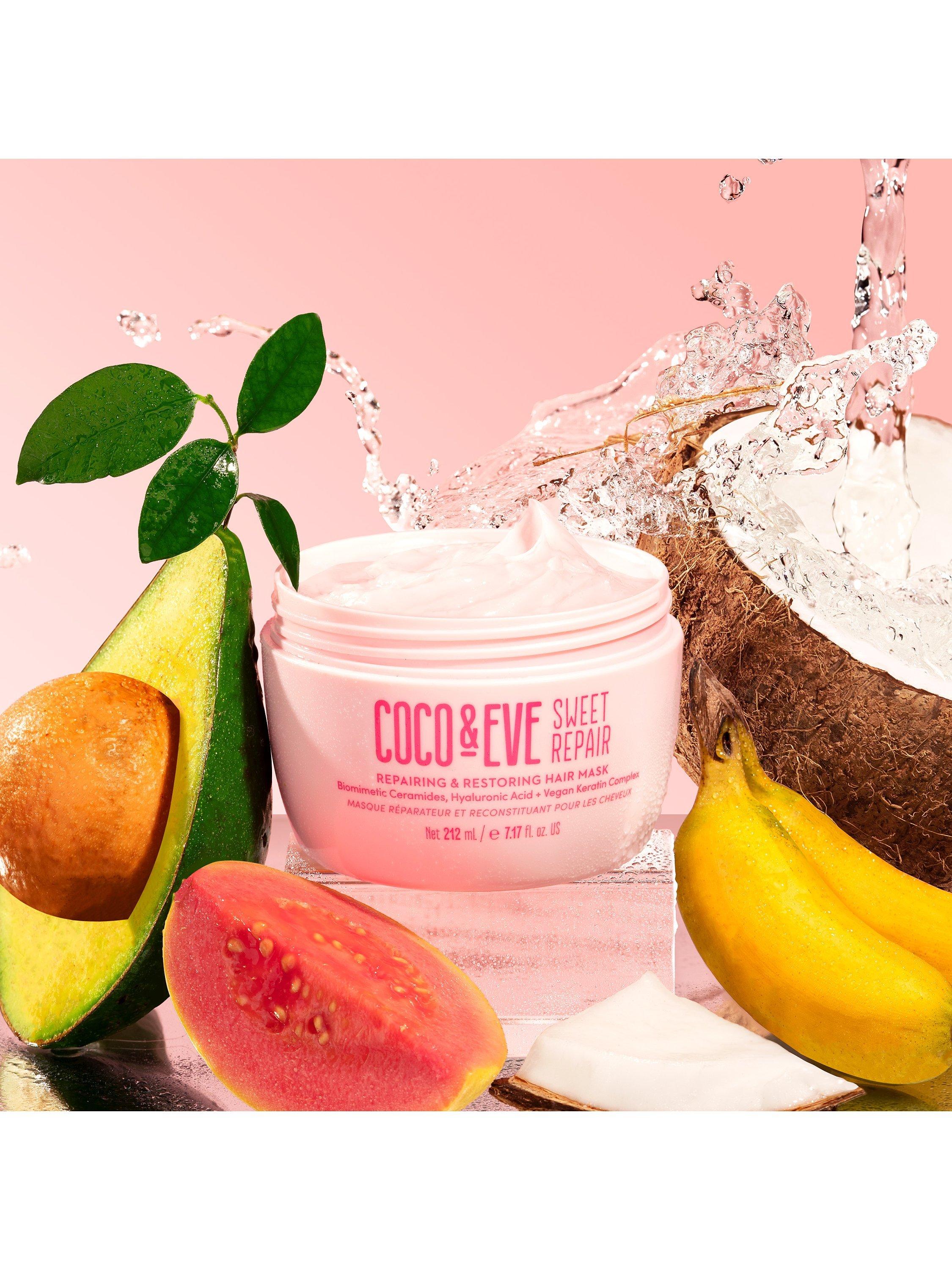 Product image 3 of 5, which shows Coco & Eve Sweet Repair Repairing & Restoring Hair Mask, 212ml