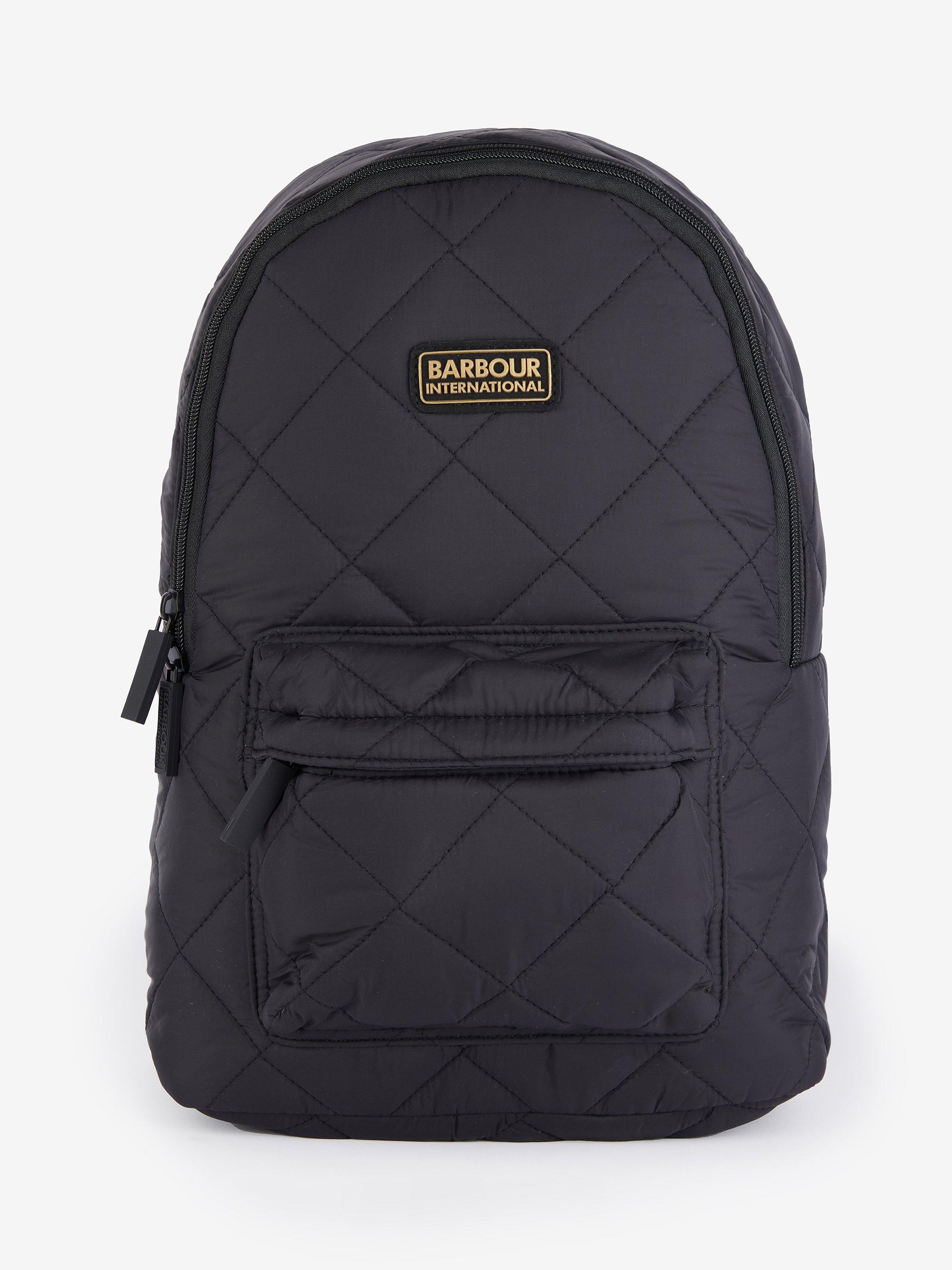 Barbour International Chicane Quilted Backpack, Black