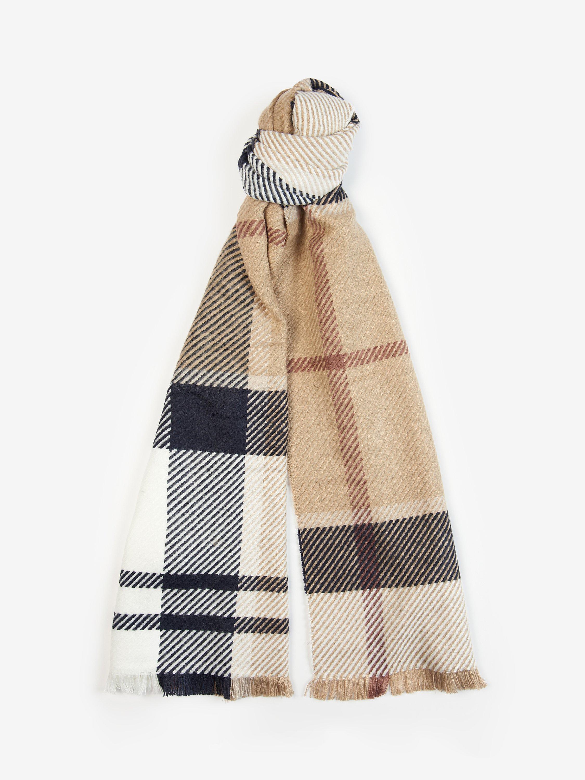 Barbour Blair Tartan Scarf, Rosewood