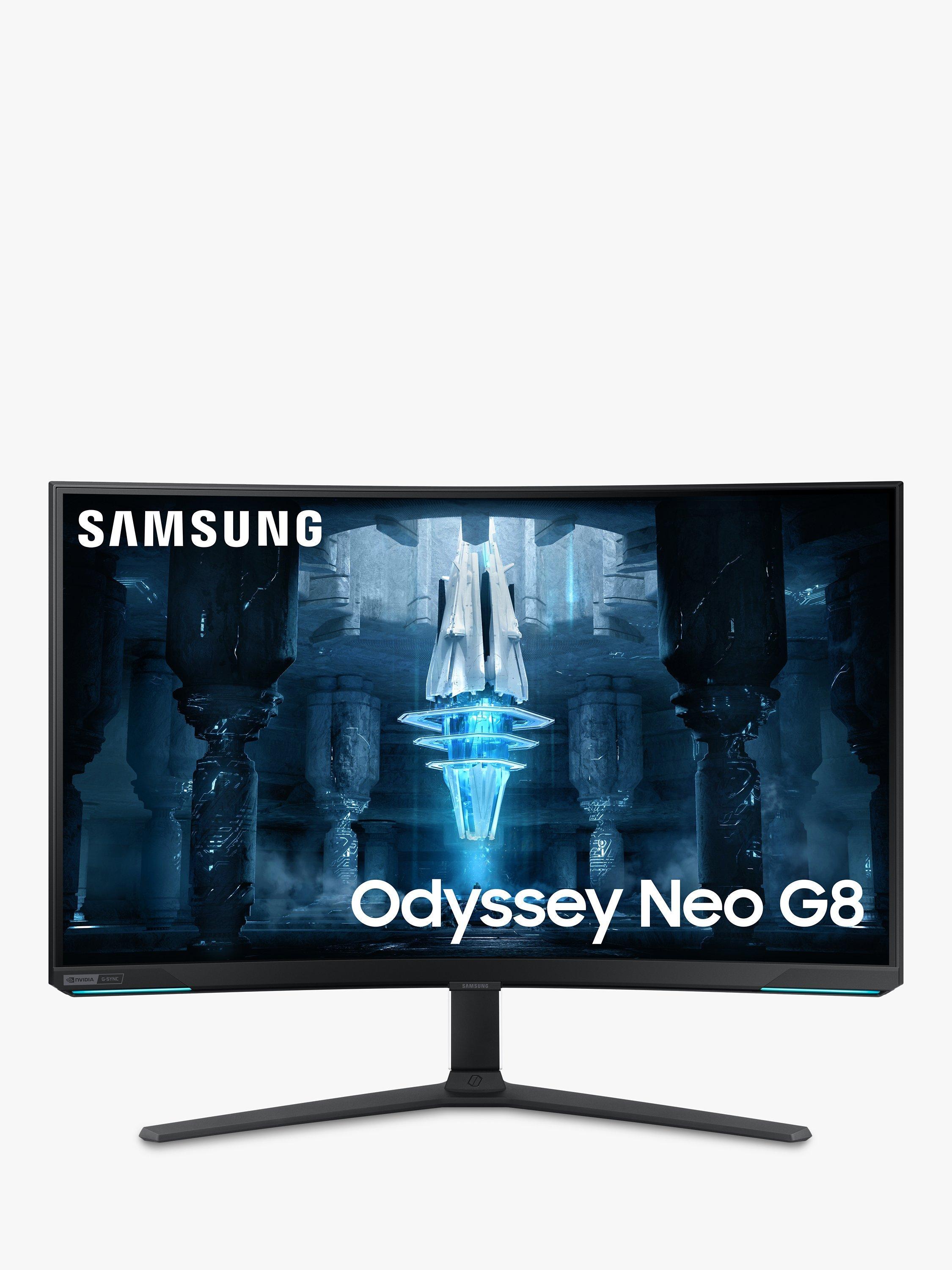 Samsung Odyssey Neo G8 LS32BG850NUXXU 4K Ultra HD Curved Gaming Monitor, 32”, White