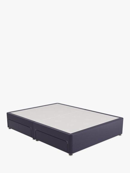 Sealy 4 Drawer Divan Base, King Size, Midnight