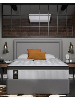 Sealy Divan Base, King Size - view 2, Silver Fox