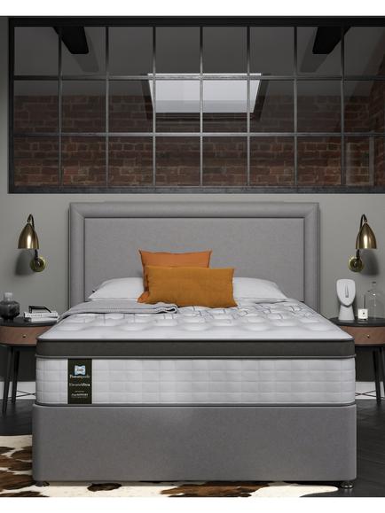 Sealy Divan Base, King Size - view 2, Silver Fox
