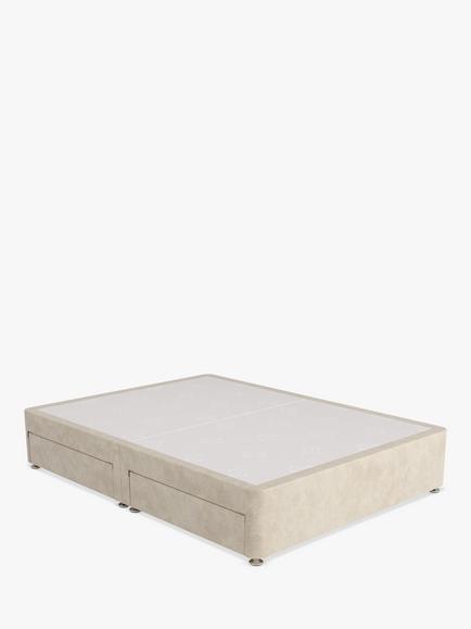 Sealy 4 Drawer Divan Base, King Size, Dove