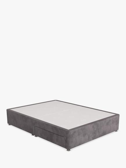 Sealy 2 Drawer Divan Base, Double, Armour