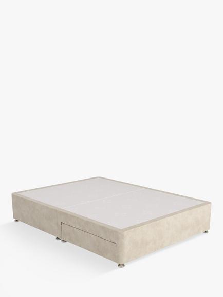 Sealy 2 Drawer Divan Base, King Size, Dove