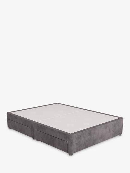 Sealy 4 Drawer Divan Base, Double, Armour