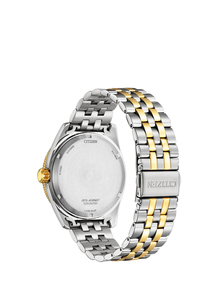 Citizen AW1594-89X Men's Eco-Drive Date Bracelet Strap Watch, Multi/Green - view 2, Multi/Green