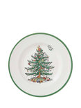 Spode Christmas Tree Stoneware Dinner Plate, 27cm, White/Green