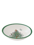 Spode Christmas Tree Stoneware Cereal Bowl, 15cm, White/Green