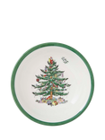 Spode Christmas Tree Stoneware Cereal Bowl, 15cm, White/Green