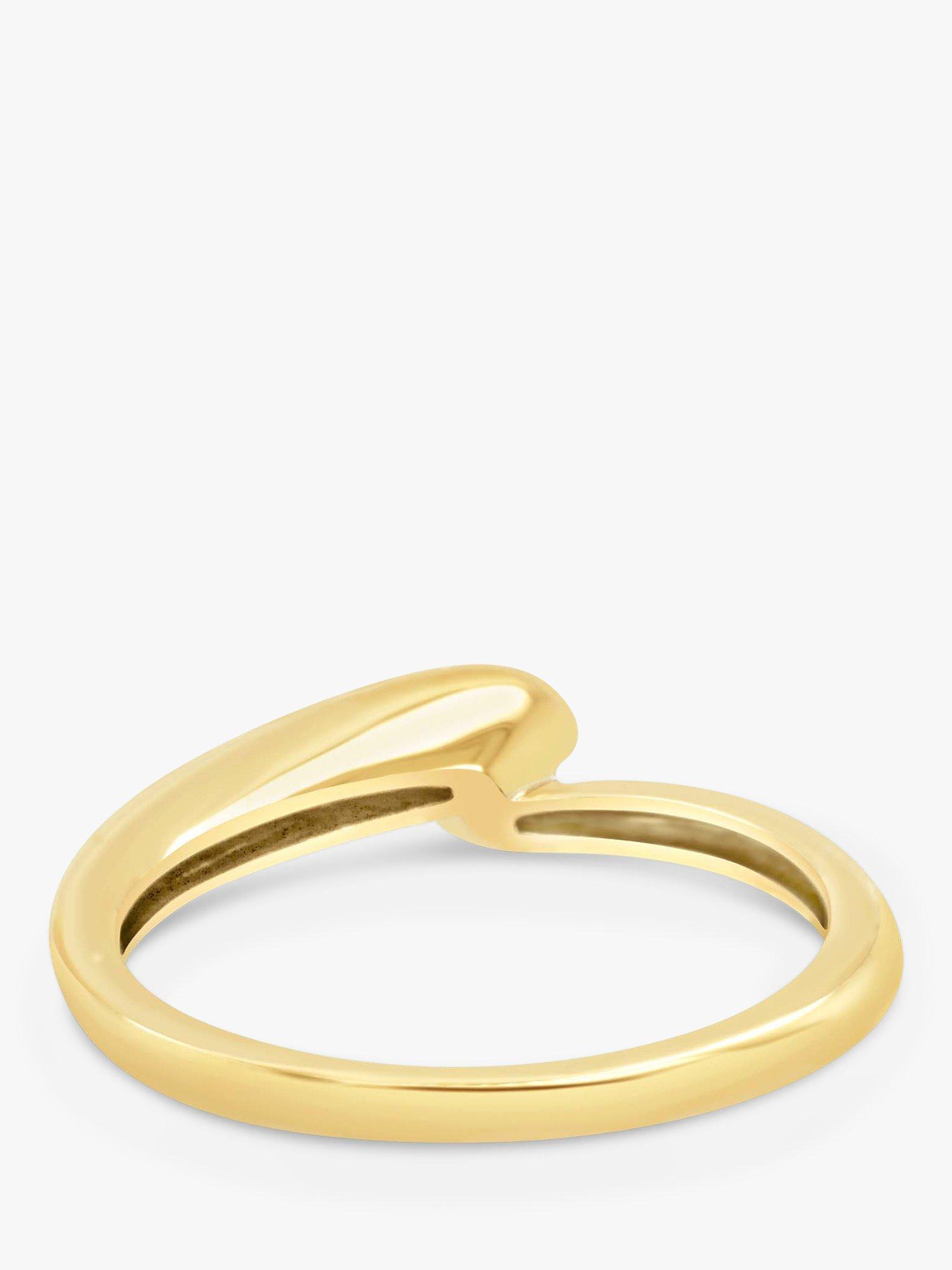 Product image 4 of 6, which shows Milton & Humble Jewellery Pre-Loved 18ct Gold Diamond Engagement Ring, Dated Sheffield 2005