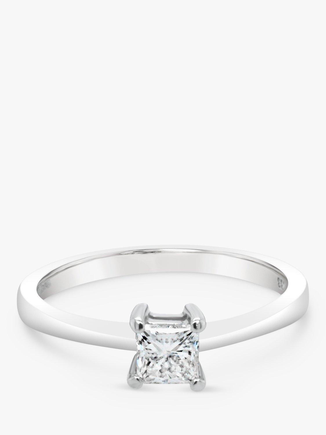 Milton & Humble Jewellery Pre-Loved 950 Platinum Solitaire Diamond Ring