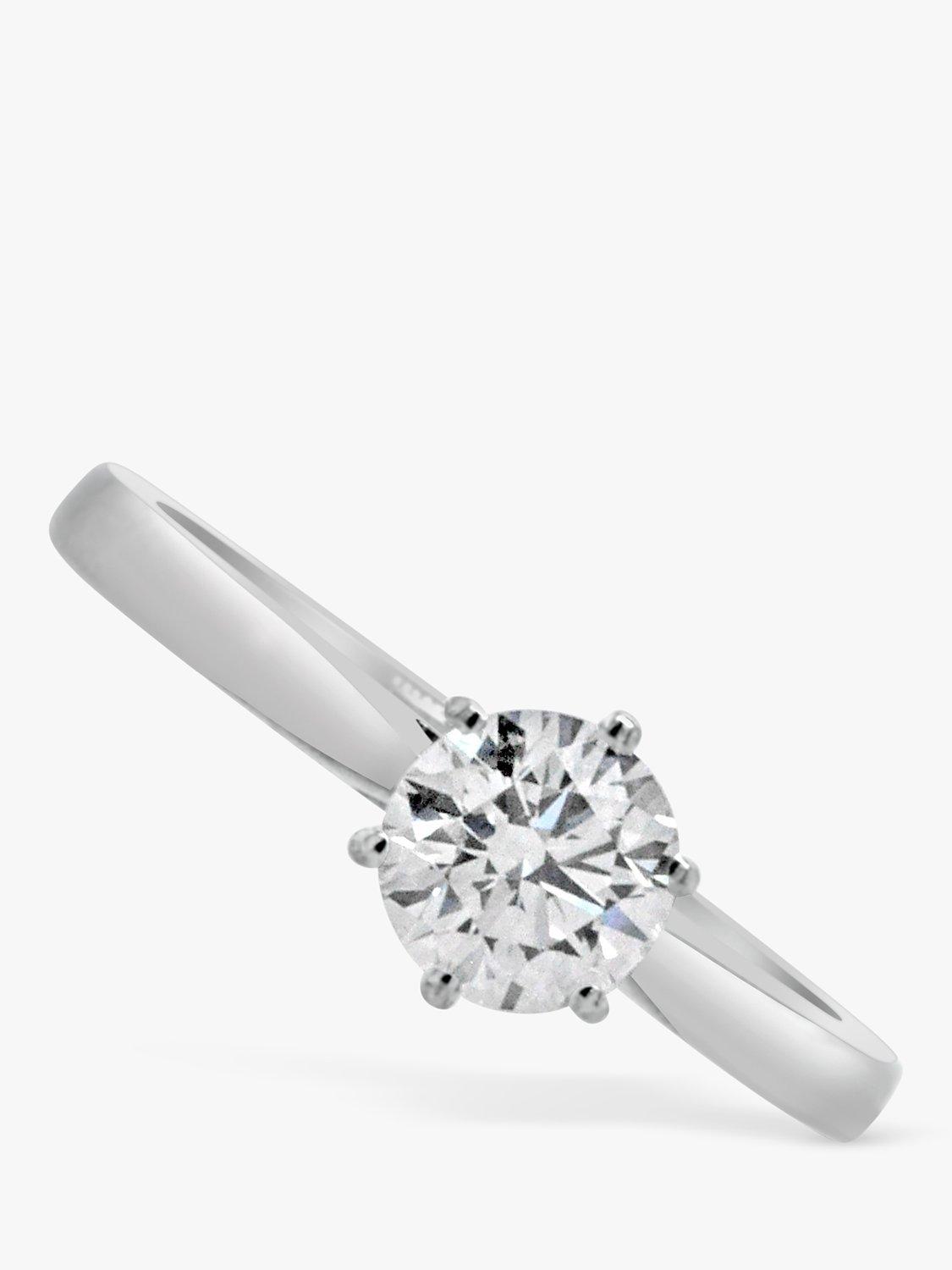Product image 2 of 5, which shows Milton & Humble Jewellery Pre-Loved 18ct White Gold Diamond Engagement Ring