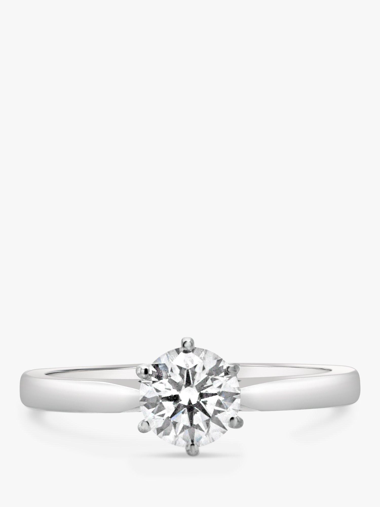 Product image 3 of 5, which shows Milton & Humble Jewellery Pre-Loved 18ct White Gold Diamond Engagement Ring