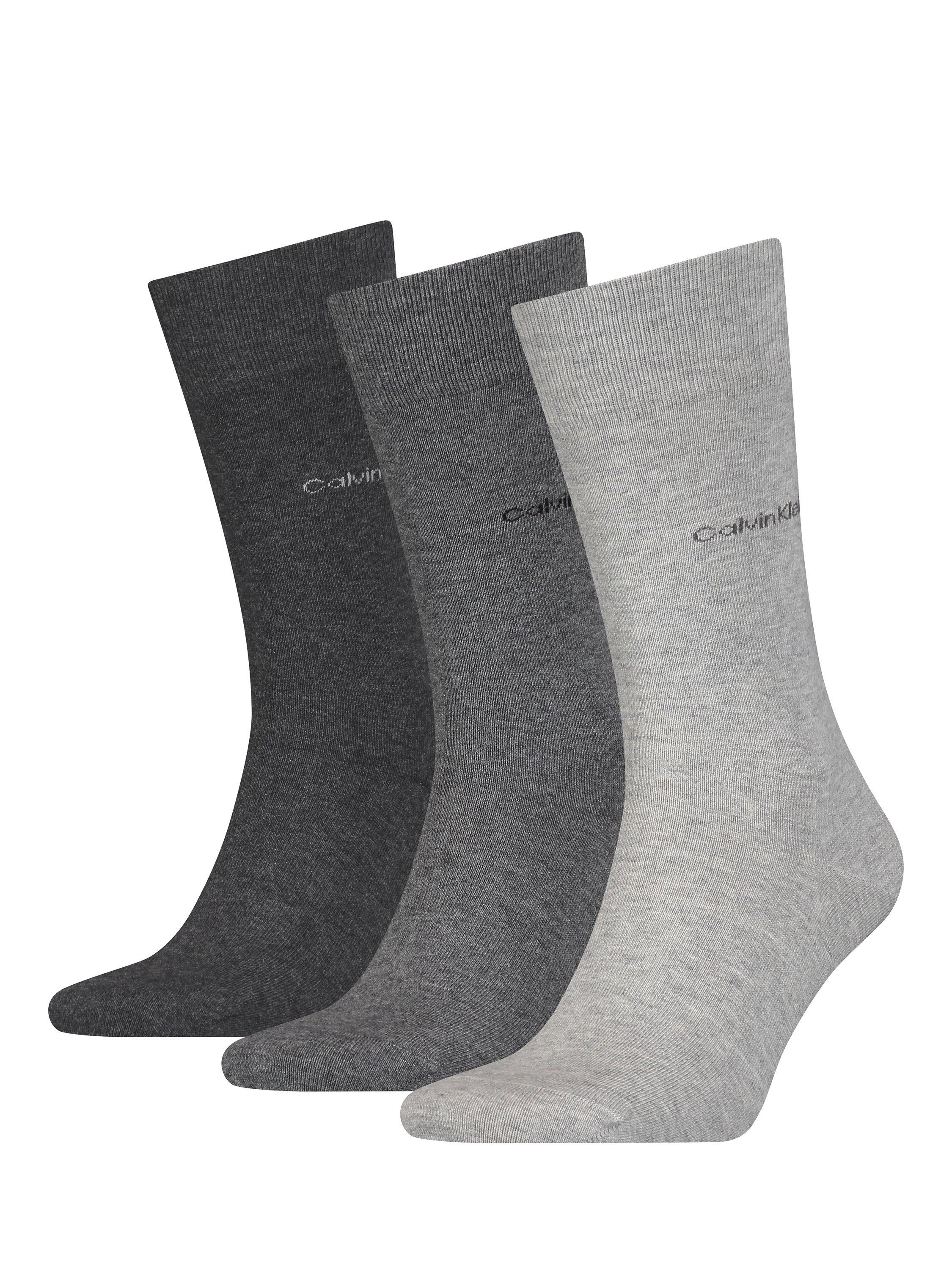 Calvin Klein Crew Socks One Size Pack of 3