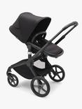 Bugaboo Fox 5 Pushchair & Accessories Essential Bundle, Midnight Black