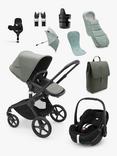 Bugaboo Fox 5 Pushchair with Maxi-Cosi Pebble 360 Pro2 Baby Car Seat and Base Bundle, Forest Green/Essential Black