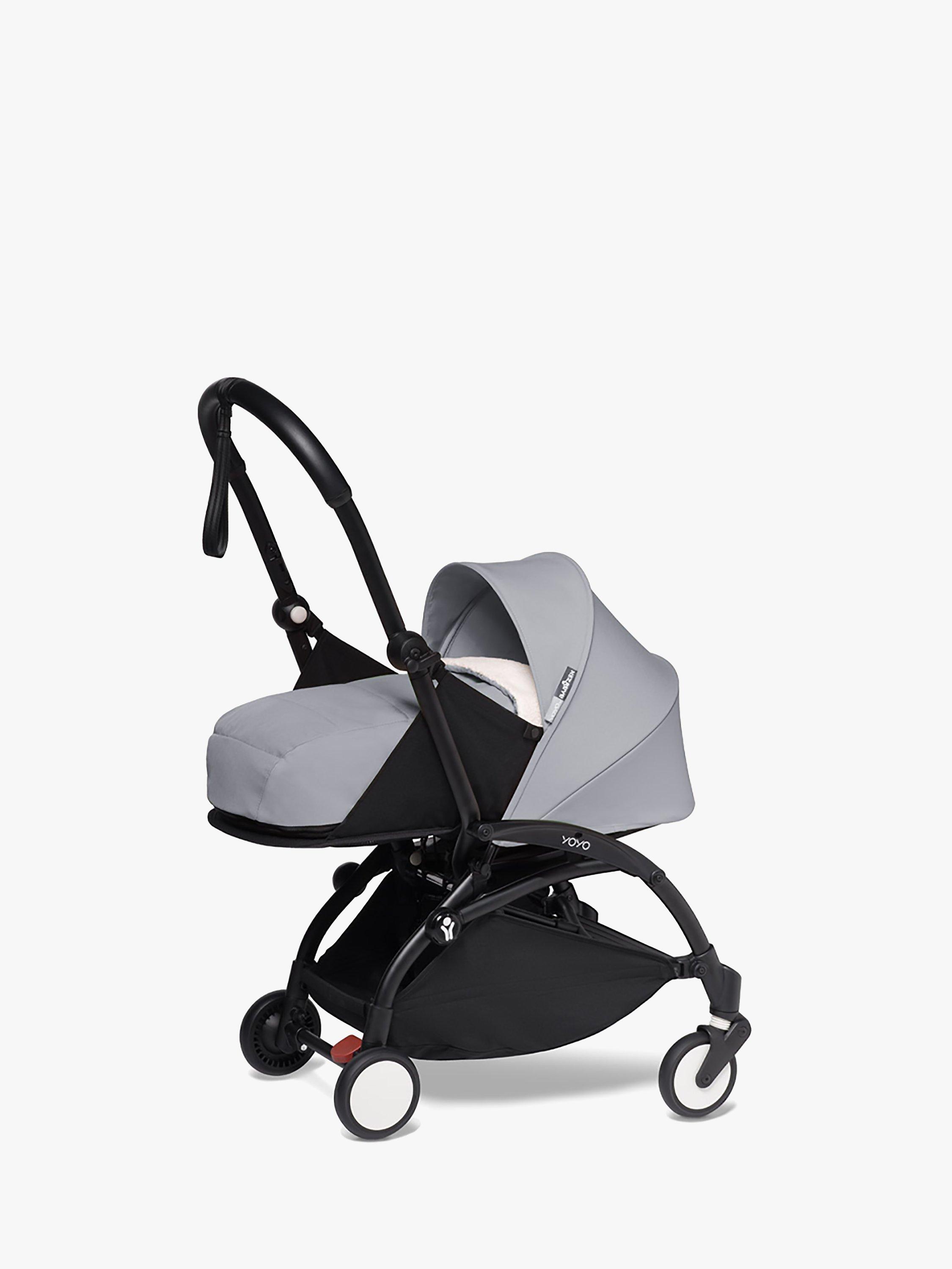 Babyzen YOYO² Chassis, Newborn Kit & Colour Pack Bundle, Stone/Black