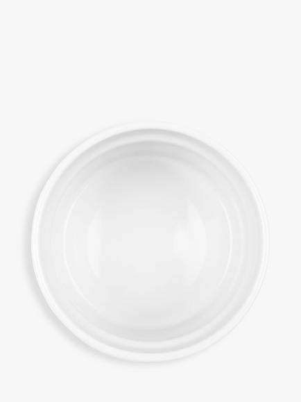 John Lewis Stackable Deep Porcelain Ramekin, Pack of 2, 10cm, White - view 2, 