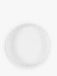 John Lewis Porcelain Round Individual Flan Oven Dish, Pack of 2, 12.5cm, White