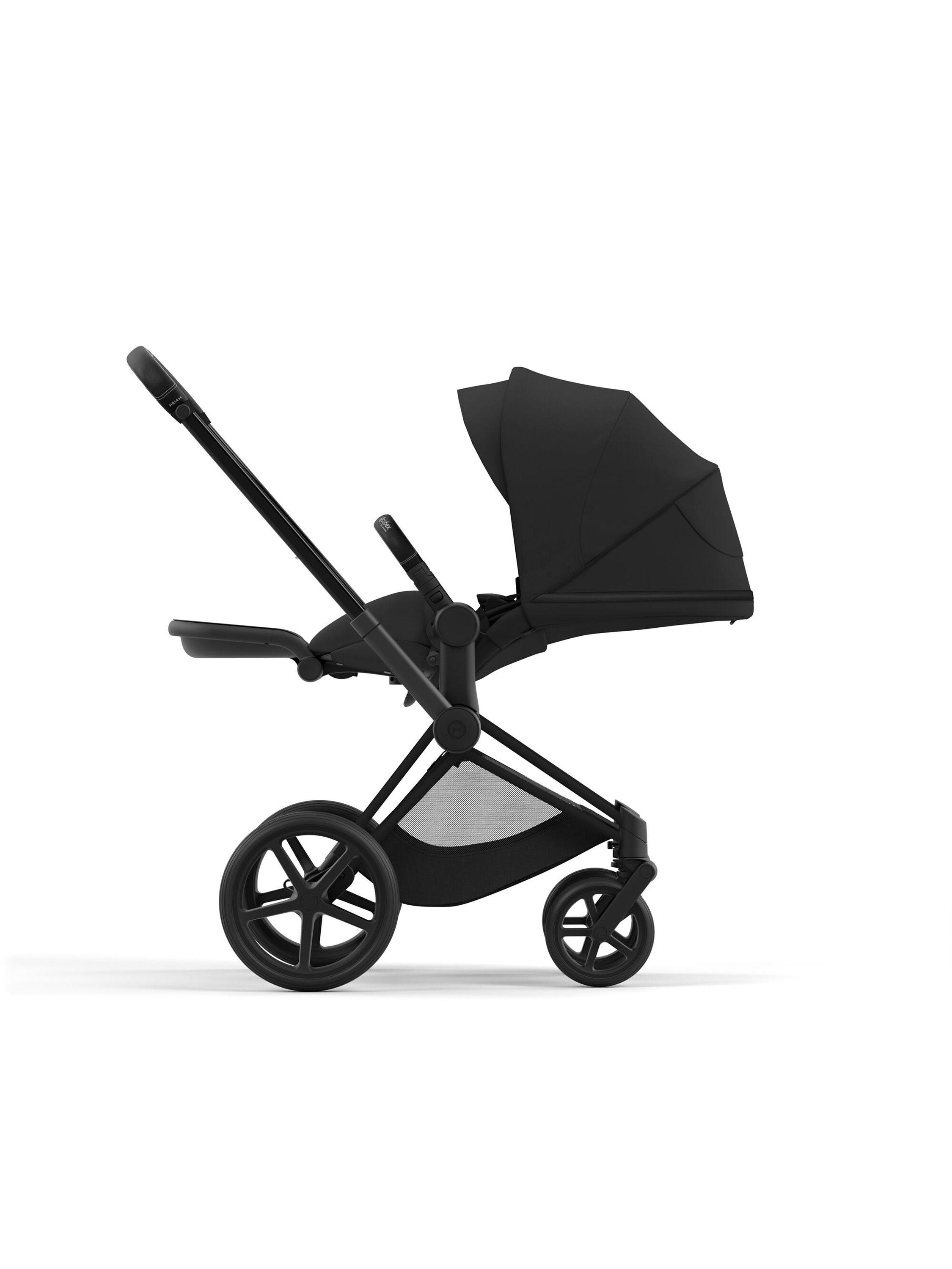 Cybex Priam Pushchair Chassis & Seat Pack Bundle, Black