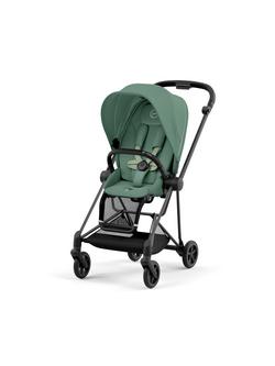 Cybex Mios Pushchair Chassis & Seat Pack Bundle, Matte Black/ Leaf Green, 