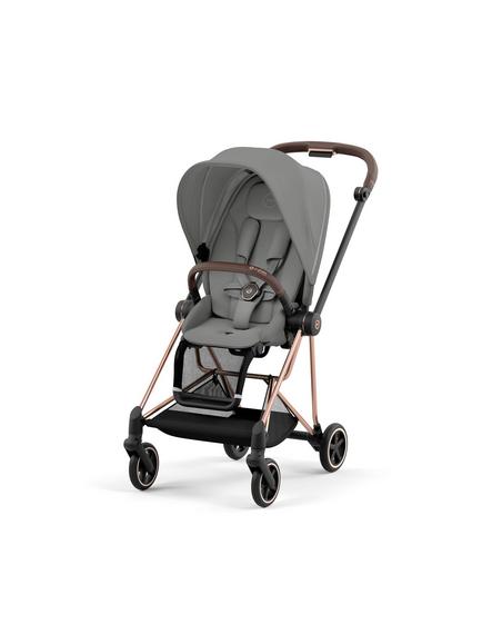 Cybex Mios Pushchair Chassis & Seat Pack, Rose Gold/ Mirage Grey, 