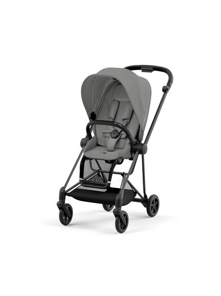 Cybex Mios Pushchair, Carrycot & Cloud T PLUS i-Size Car Seat with Base T Bundle, Black/ Grey - view 2, 