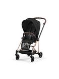 Cybex Mios Pushchair, Carrycot & Cloud T PLUS i-Size Car Seat with Base T Bundle, Rose Gold/ Black