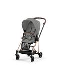 Cybex Mios Pushchair, Carrycot & Cloud T PLUS i-Size Car Seat with Base T Bundle, Rose Gold/ Mirage Grey