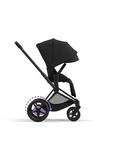 Cybex e-Priam Pushchair Chassis & Seat Pack Bundle, Black