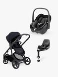 iCandy Orange 4 Pushchair with Maxi-Cosi Pebble 360 i-Size Baby Car Seat and FamilyFix 360 ISOFIX Base Bundle, Black