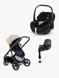 iCandy Orange 4 Pushchair with Maxi-Cosi Pebble 360 Pro2 i-Size Car Seat and FamilyFix 360 Pro Base Bundle, Latte/Essential Black