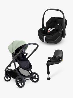 iCandy Orange 4 Pushchair with Maxi-Cosi Pebble 360 Pro2 i-Size Car Seat and FamilyFix 360 Pro Base Bundle, Pistachio/Essential Black, 