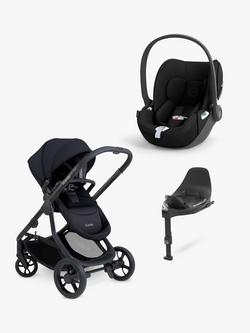 iCandy Orange 4 Pushchair with Cybex Cloud T i-Size Rotating Baby Car Seat and Base T 360 Rotating Base Bundle, Black, 