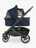 Uppababy Cruz V2 Pushchair and Carrycot with Cybex Cloud G Baby Car Seat and Base G Bundle, Noa/Deep Black