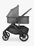 Uppababy Vista V2 Pushchair and Carrycot with Cybex Cloud G Baby Car Seat and Base G Bundle, Greyson/Deep Black