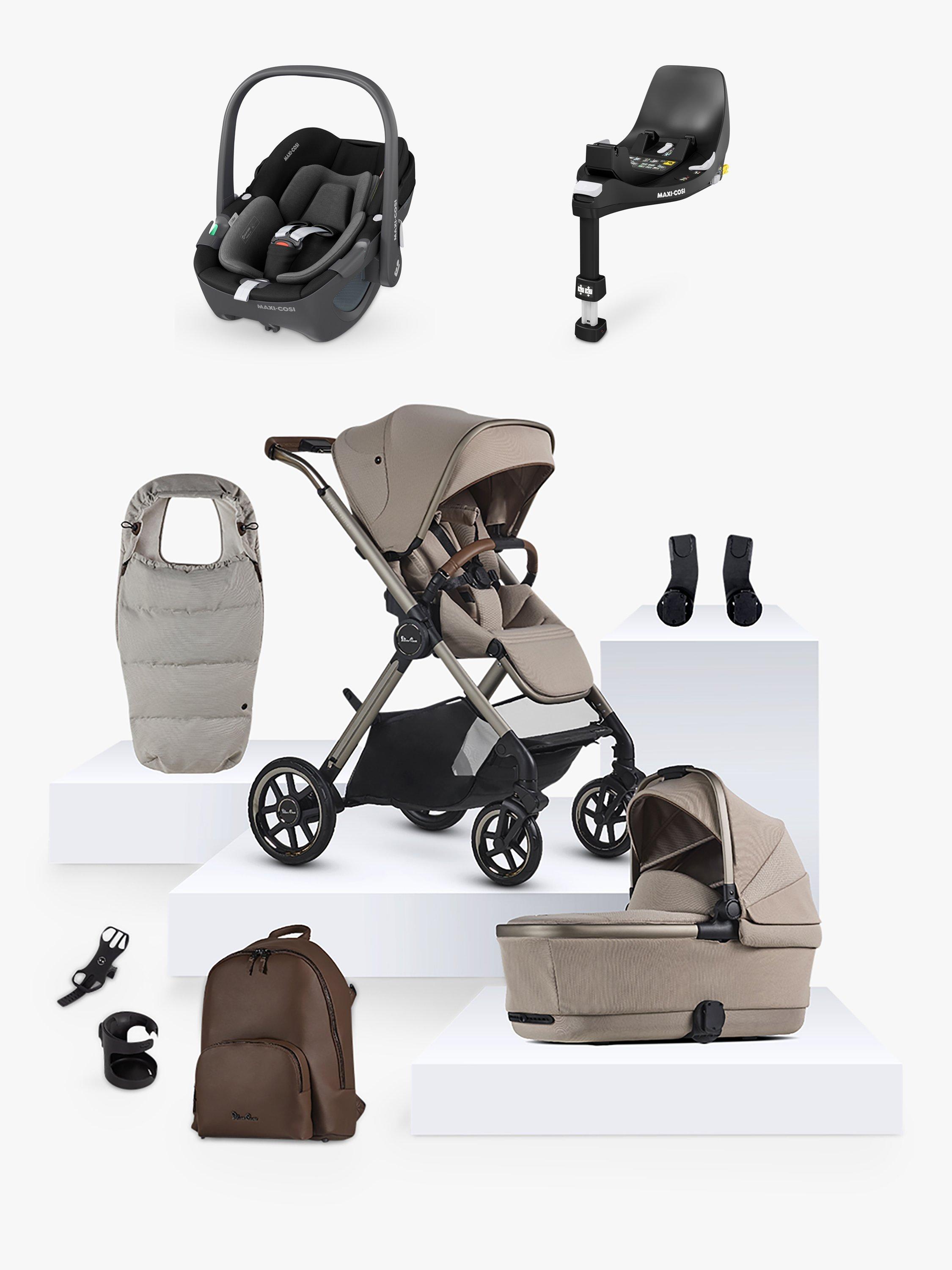 Silver pushchair online