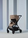 Silver Cross Dune 2 Pushchair, Carrycot & Accessories with Motion All Size 2 i-Size and Dream i-Size Car Seats with Base Bundle, Mocha/Black