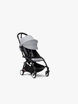 Stokke YOYO³ Pushchair Frame and 6+ Colour Pack, Black/Stone, 