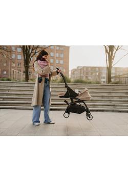 Stokke YOYO³ Pushchair Frame, Newborn Pack and 6+ Colour Pack, Black/Taupe - view 2, 