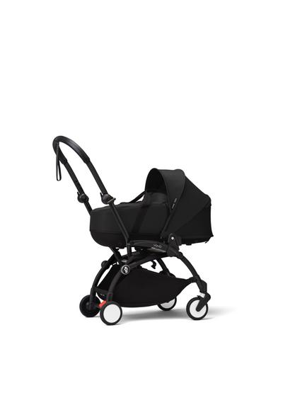 Stokke YOYO³ Pushchair Frame, Newborn Shell and 6+ Colour Pack, Black - view 2, 