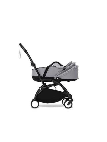 Stokke YOYO³ Pushchair Frame, Newborn Shell and 6+ Colour Pack, Black/Stone - view 2, 