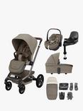 Maxi-Cosi Fame Pushchair, Carrycot and Accessories with Maxi-Cosi Pebble 360 Pro2 Car Seat and Base Premium Bundle, Twillic Truffle/Black